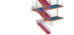 do steel stair detailing using tekla structure