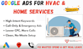 fix, rebuild and scale google ads for hvac, home services lead generation