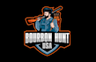 bourbon hunt logo design