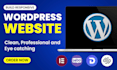 build a responsive wordpress website or blog