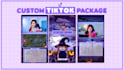 create an animated custom tiktok overlay for you