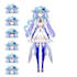 design and draw live2d vtuber model