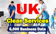 uk clean services business database