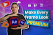 do professional video editing, motion graphics, and animations