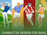 design custom flat illustrations for apps, websites and marketing