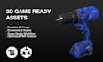 create realistic 3d game ready models and props
