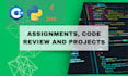 help you with coding assignments, projects and code reviews
