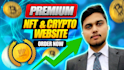 design crypto website, meme coin website, landing page in wordpress or HTML