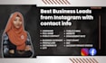 find the best business leads from instagram with contact info