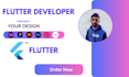 design and develop eye catching flutter UI and backend