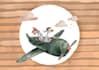 draw cute and soft watercolour childrens book illustration