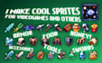 create pixel art sprites for video games projects
