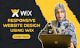 design or redesign responsive wix website, landing page