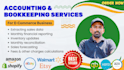 do ecommerce accounting , amazon bookkeeping , quickbooks  xero assistant