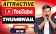 design thumbnail attractive eye catchy youtube thumbnail