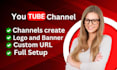 professional youtube channel create