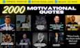design 2000 unique motivational quotes with your logo