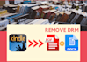 convert amazon kindle ebook to PDF and docx