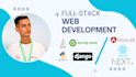 develop fullstack web solutions java springboot python django react next angular