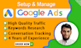 best setup google ads and manage PPC campaign