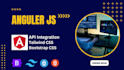 be your frontend developer with angular js and tailwind css