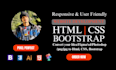 convert figma to html psd to html xd to html css bootstrap 5 responsive website