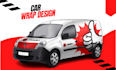 professional car  wrap design, van wrap design, racing car wrap, vehicle wrap