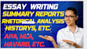 do research and write essays, reports and summaries