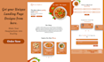 design landing page or home page UI in figma