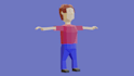 model 3d low poly characters