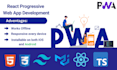 make progressive web app with reactjs typescript