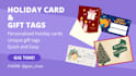 create personalized cards and gift tags