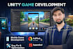 do mobile game development in 3d, 2d game by unity game develop
