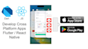 develop flutter react native apps