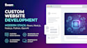 do a custom website with custom UI, apis, ai and more