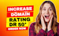 increase domain rating ahrefs DR 50 plus