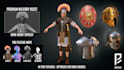 design realistic military armor weapon in 3d pbr, game ready