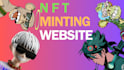 create an attractive nft website for minting