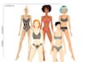 do lingerie design ,theme page and techpack