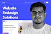 redesign website wordpress shopify kajabi elementor