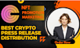 do nft promotion, crypto marketing using press release on top nft website