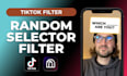 create a random selector filter for tiktok with effect house