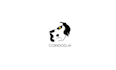 design laudable good looking coin dog logo