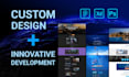 create a top notch website with custom design
