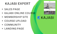 setup kajabi website, online course, membership site, kajabi email campaigns