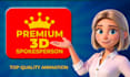 create a premium 3d animated spokesperson for your explainer video