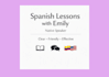 spanish lessons with a native speaker