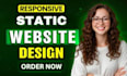 design a world class static website