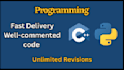 fix review optimize python cpp c  java code