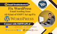 troubleshoot and fix wordpress not sending email problems